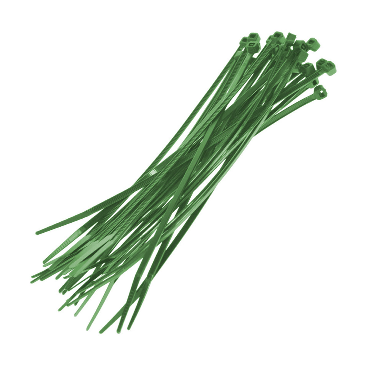 100 FASCETTE PER CABLAGGIO 200mmX4,8mm VERDI - immagine 2