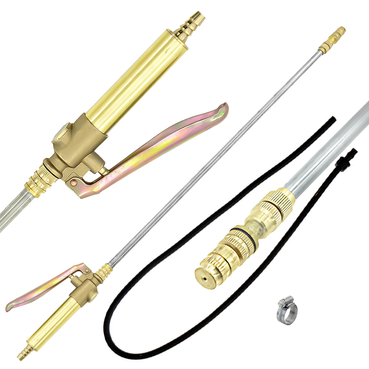 SET LANCIA COMPLETA+TUBO+IMPUGNATURA RICAMBIO POMPA COD. 3000020/40