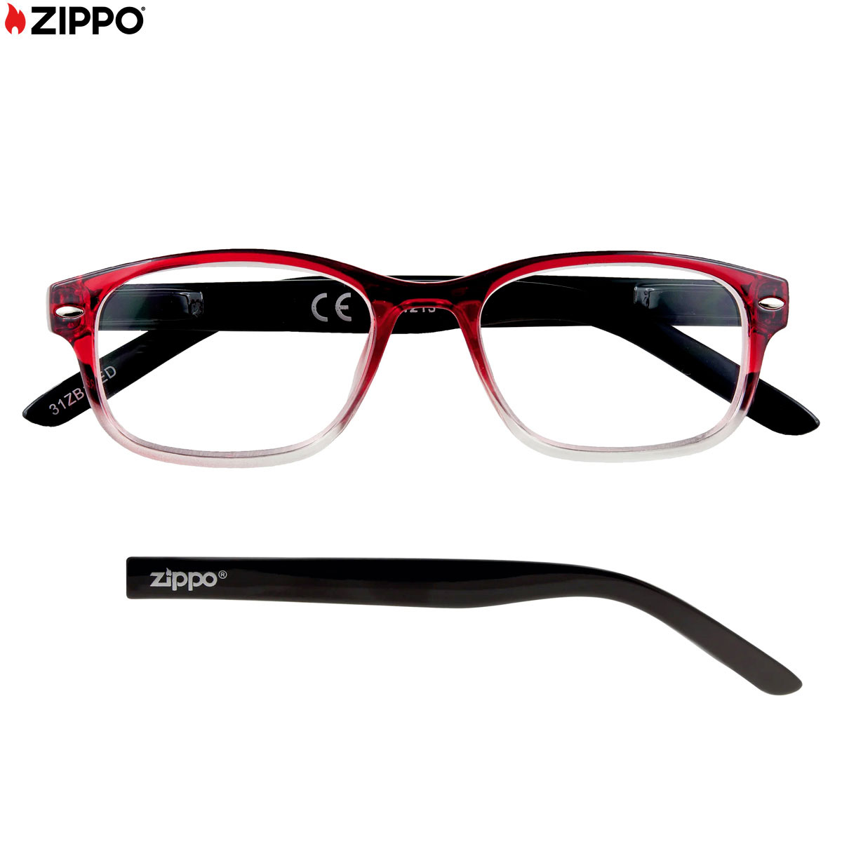 OCCHIALI DA LETTURA ZIPPO RED200 +2.00 31Z-B1-RED200