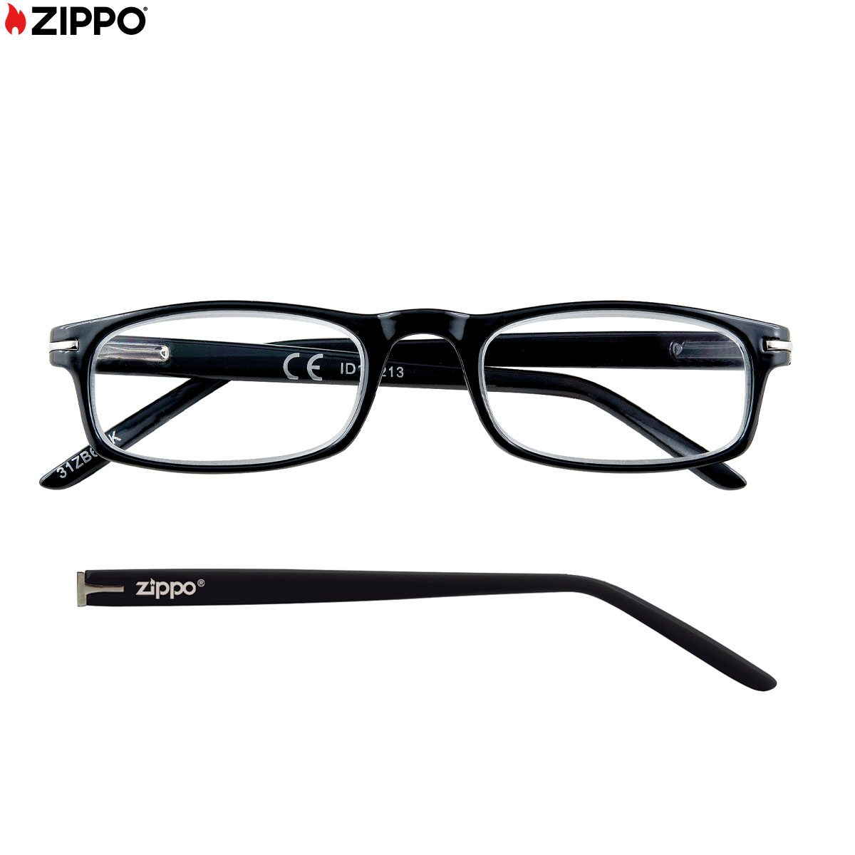 OCCHIALI DA LETTURA ZIPPO BLK200 +2.00 31Z-B6-BLK200