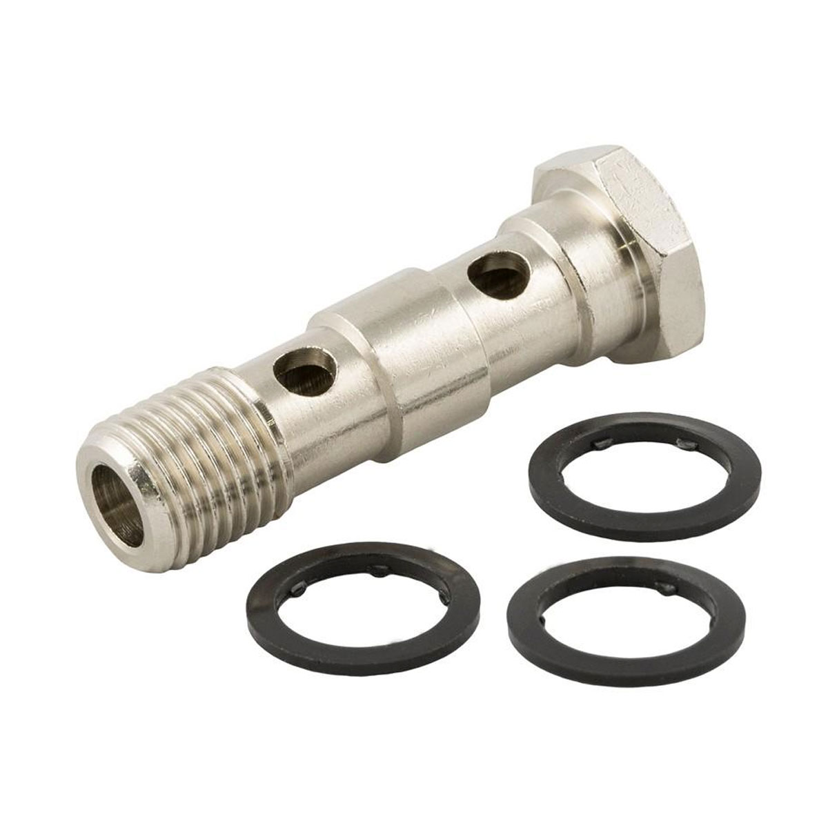 VITE CAVA DOPPIA DA 1/4'' CON TRE RONDELLE PA66