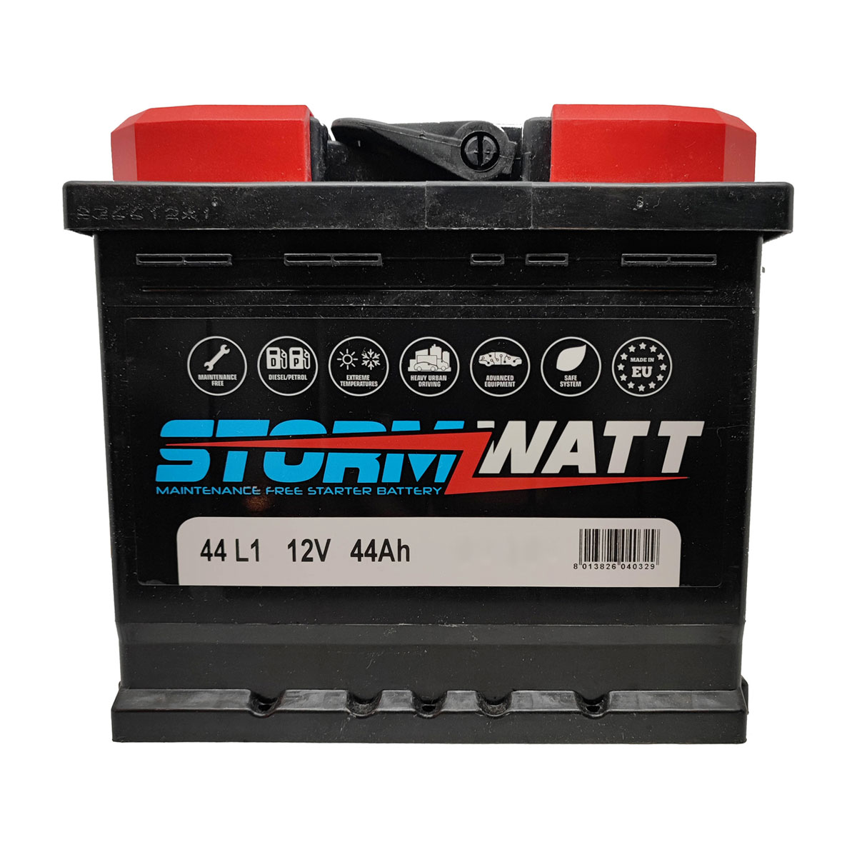 BATTERIA AUTO 44AH 360A CASSETTA L1