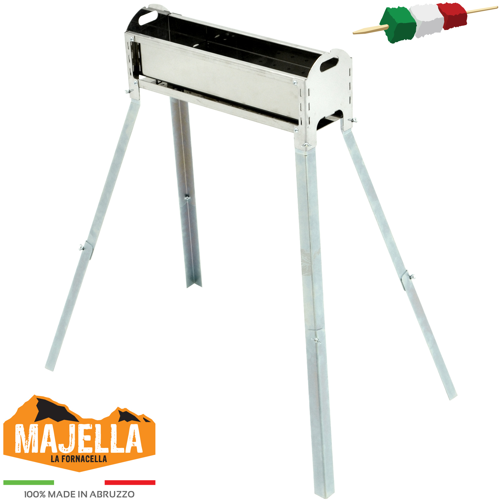 FORNACELLA MAJELLA 500 INOX PROFESSIONALE MADE IN ITALY