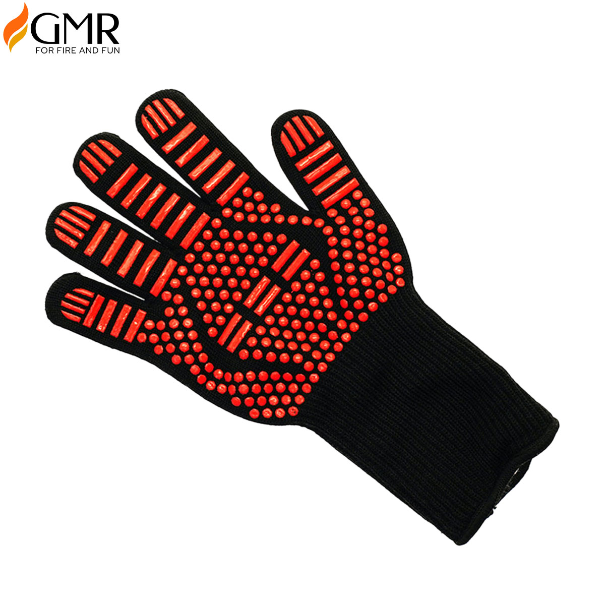 GUANTO PER BARBECUE IN COTONE E POLIESTERE RESISTENTE FINO A 250 GRADI