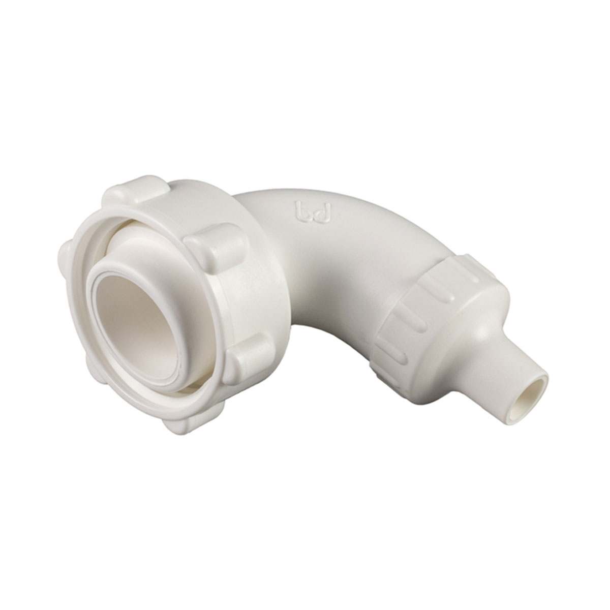 RACCORDO RIEMPIBOTTIGLIA CON GIRELLO CURVO A 90° D.40