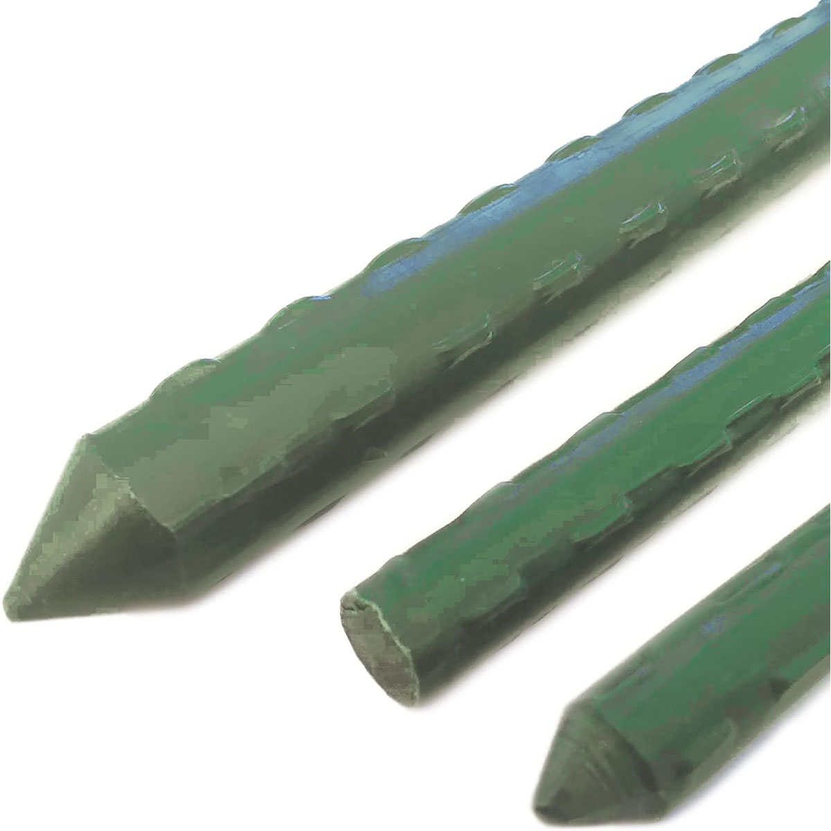 KIT 12 TUTORI IN ACCIAIO 1,8 M PLASTIFICATI PER FIORI E PIANTE STEEL UP