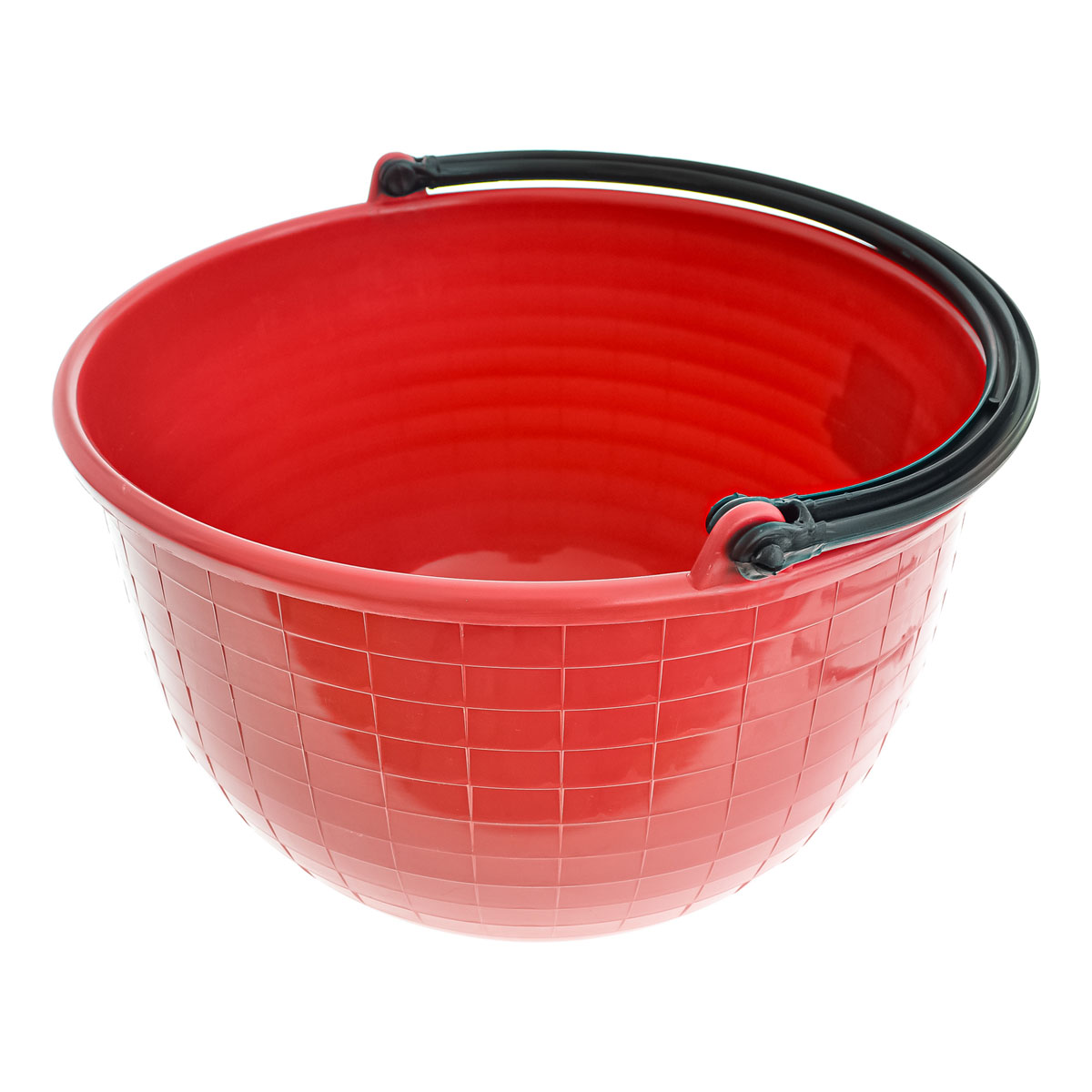 PANIERE AGRICOLO IN PLASTICA ROSSO 14LT - immagine 2