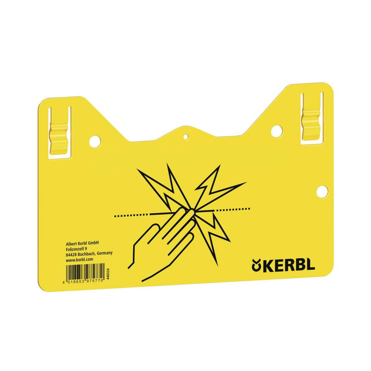 TARGHETTA DI SEGNALAZIONE KERBL STAMPATO SU DUE LATI