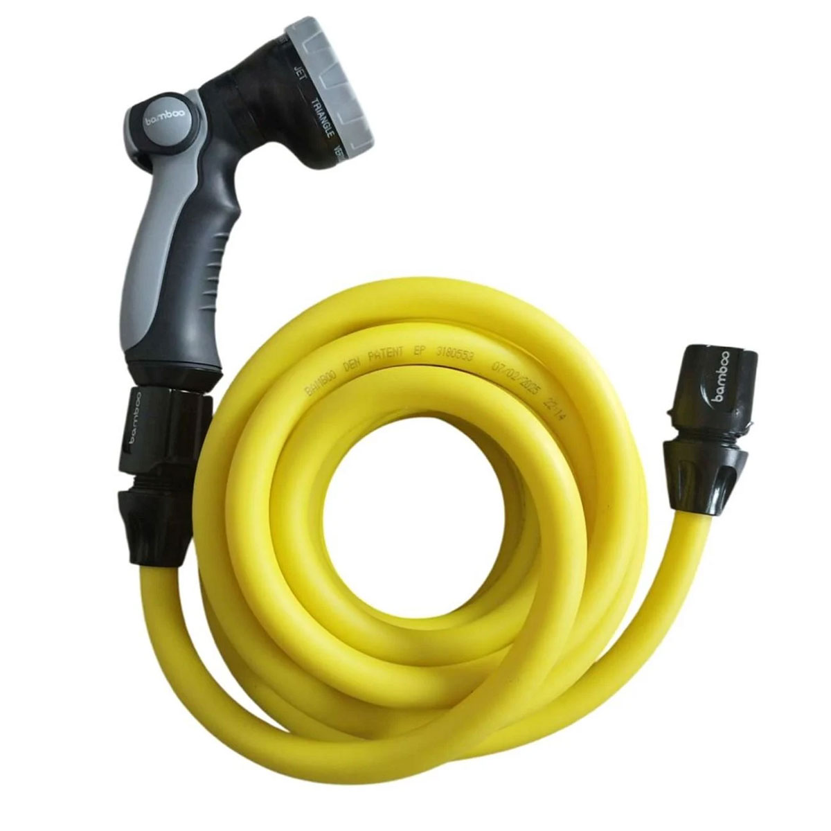 BAMBOO GIALLO ESTENSIBILE CON PISTOLA E RACCORDI 5-15 MT - immagine 2