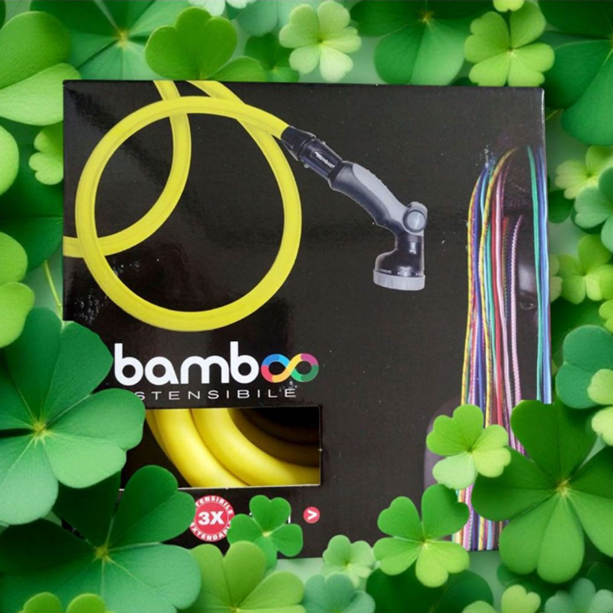 BAMBOO GIALLO ESTENSIBILE CON PISTOLA E RACCORDI 5-15 MT - immagine 6