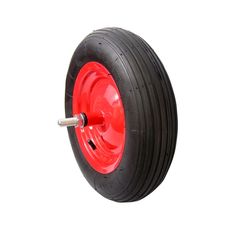 RUOTA PNEUMATICA 360x80-2PR ASSE 210X12 mm.