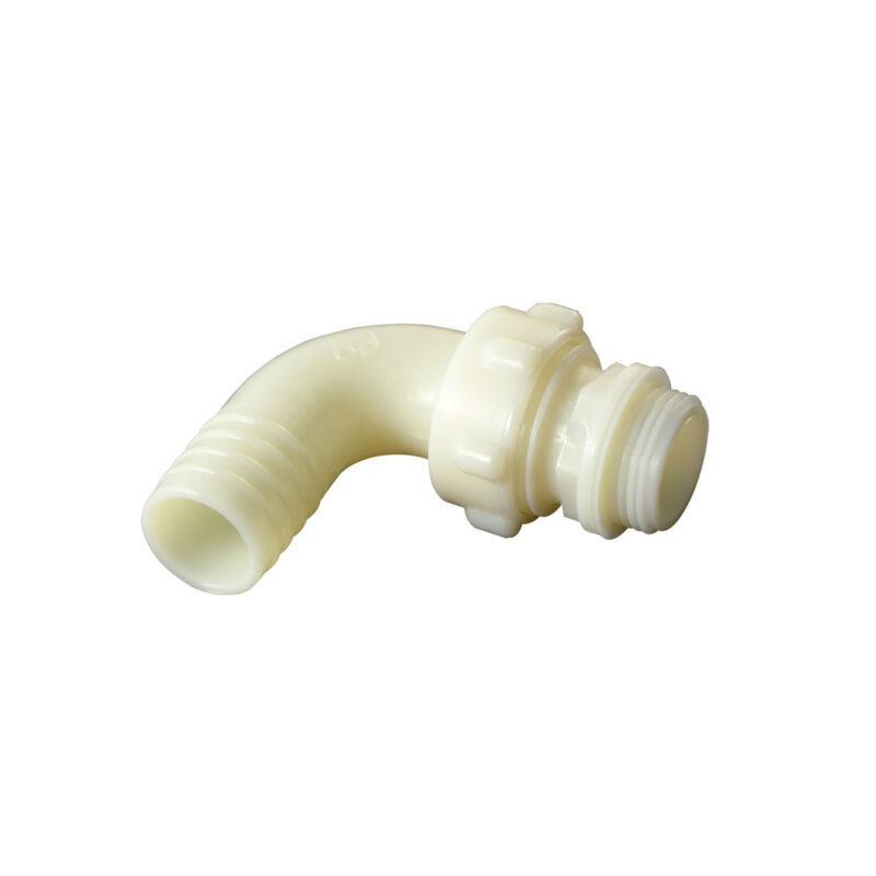 RACCORDO 3 PEZZI CURVO NYLON D. 20x3/4''