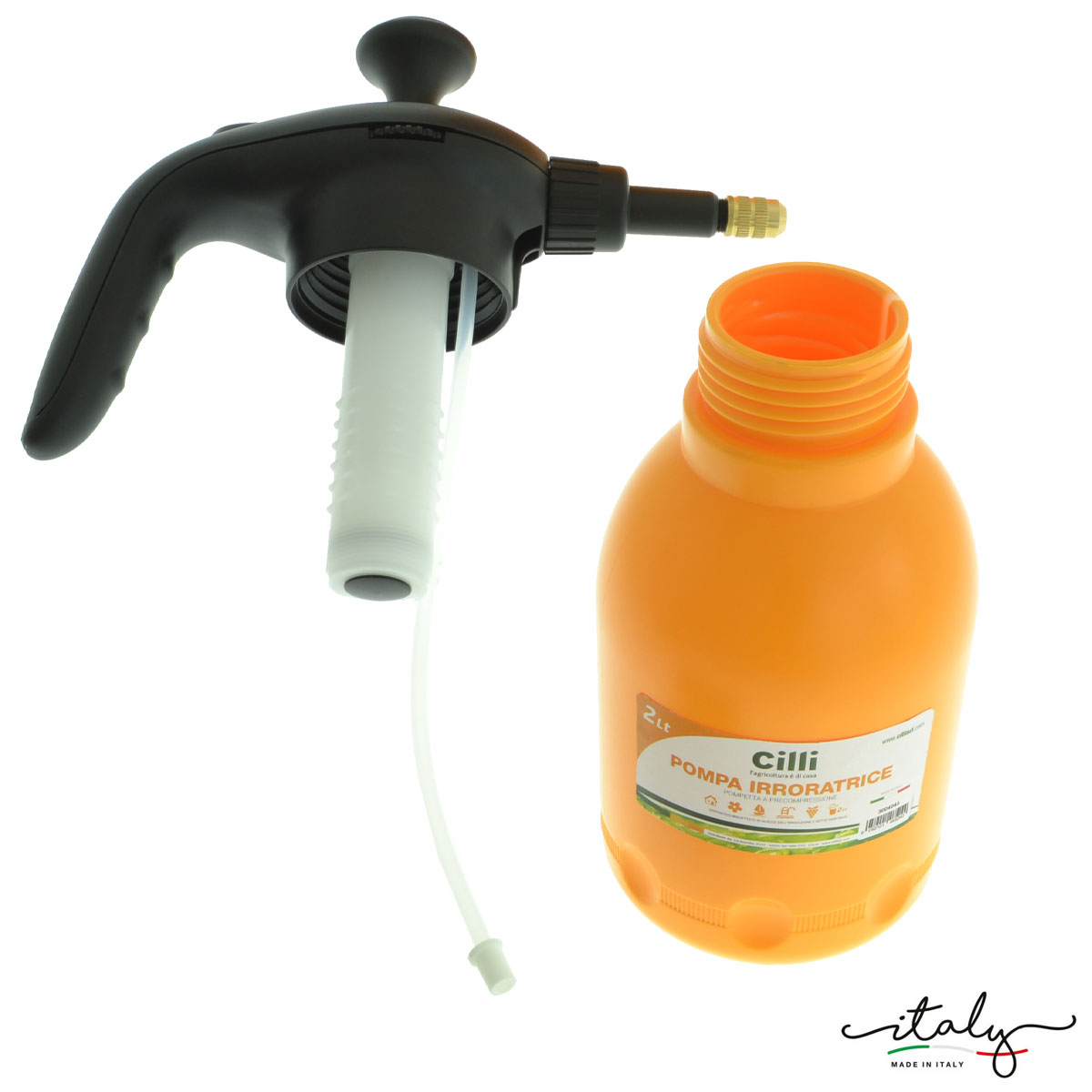 POMPETTA A PRECOMPRESSIONE 2 LT CILLI PRO UGELLO IN OTTONE - immagine 3