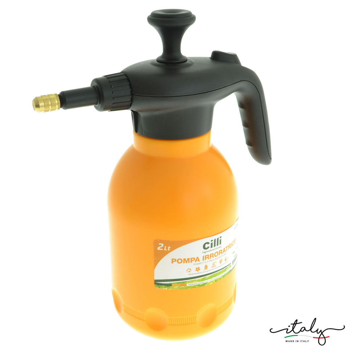 POMPETTA A PRECOMPRESSIONE 2 LT CILLI PRO UGELLO IN OTTONE - immagine 4