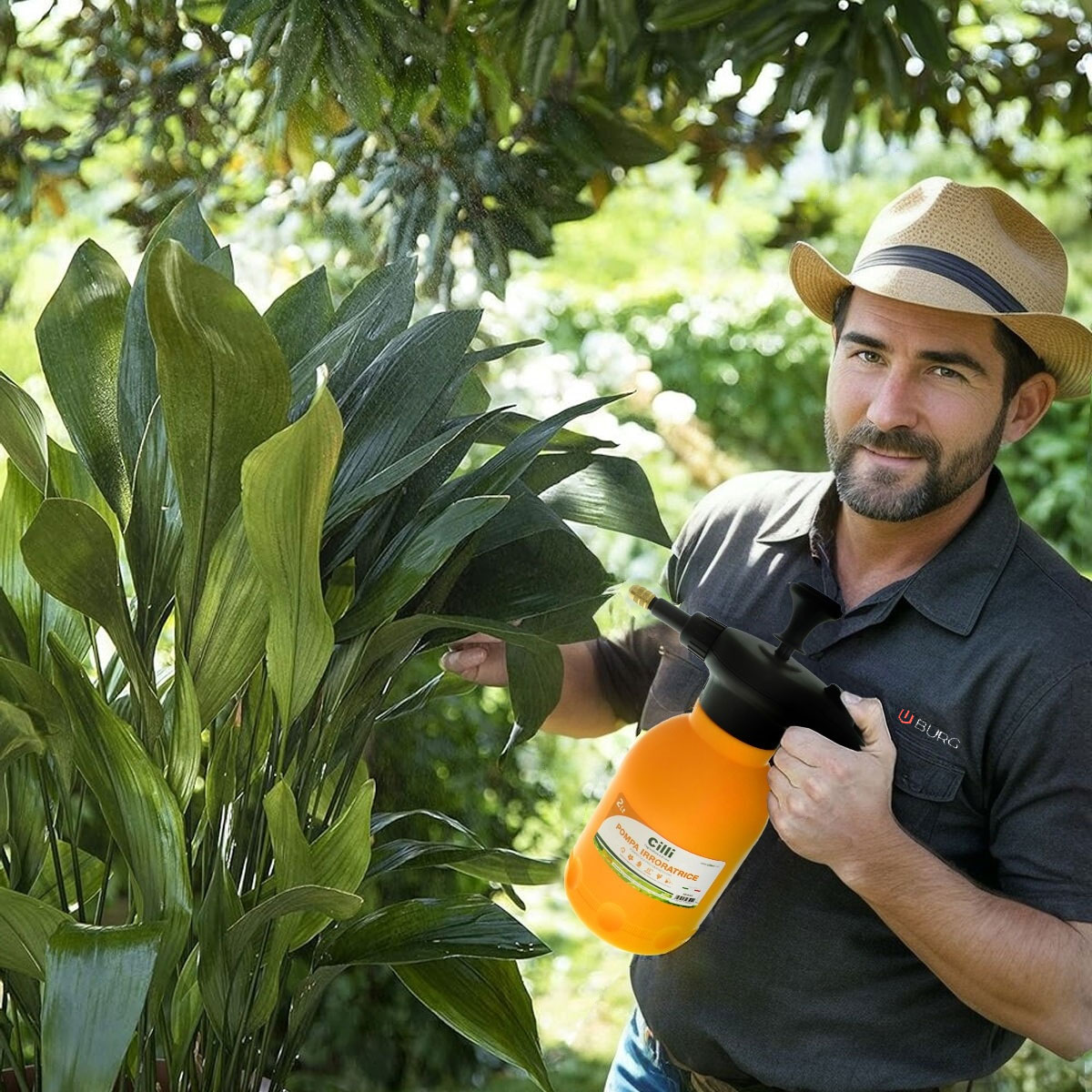 POMPETTA A PRECOMPRESSIONE 2 LT CILLI PRO UGELLO IN OTTONE - immagine 8