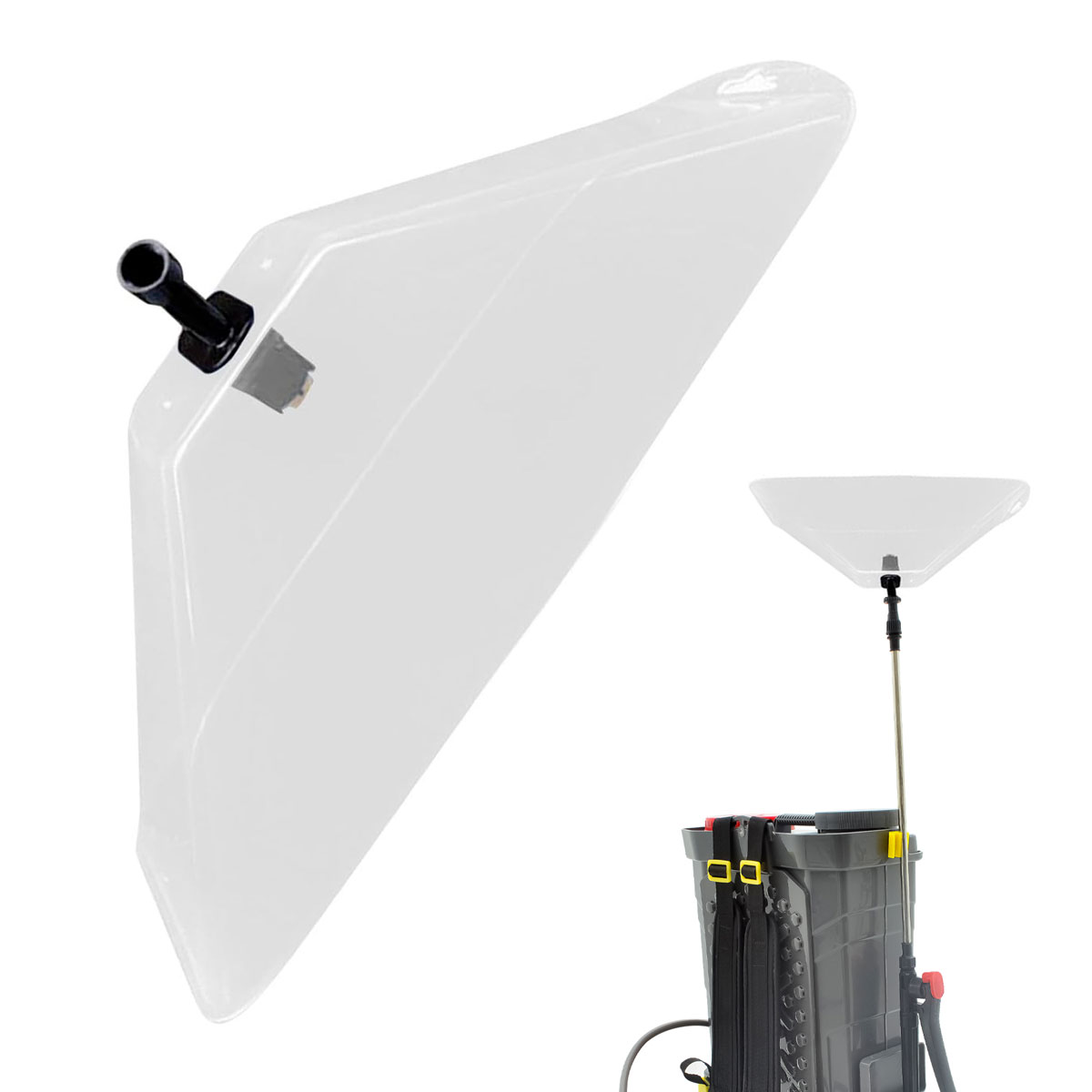 CAMPANA DA DISERBO GRANDE DOPPIO GETTO A VENTAGLIO - immagine 8