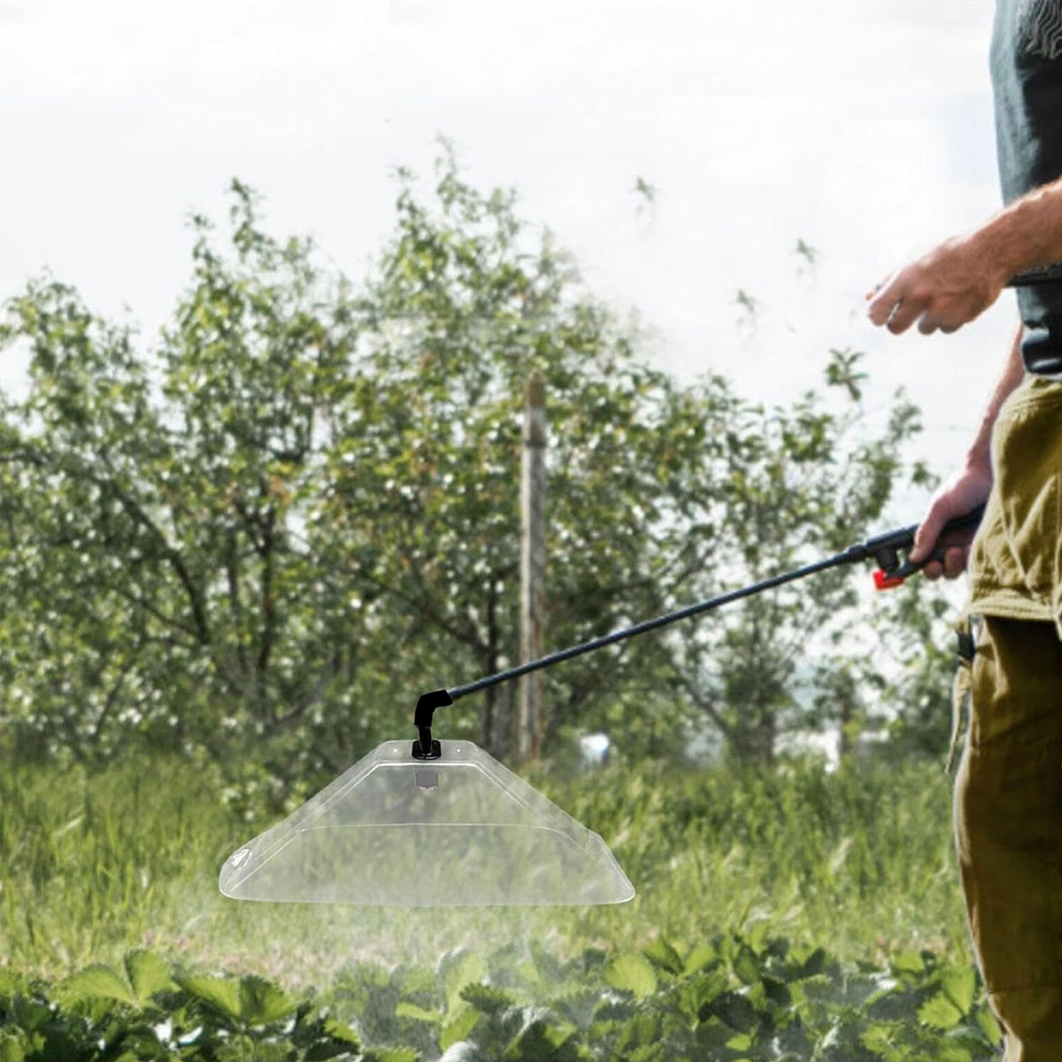 CAMPANA DA DISERBO GRANDE DOPPIO GETTO A VENTAGLIO - immagine 4