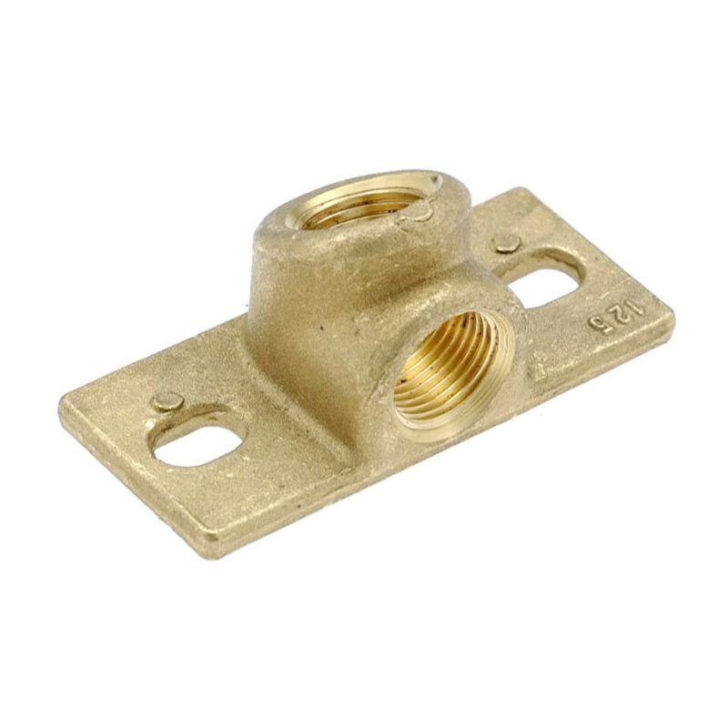 ATTACCO INCLINATO ABBEVERATOIO SUINO TUTTO OTTONE - 25° - 1/2'' X 1/2''