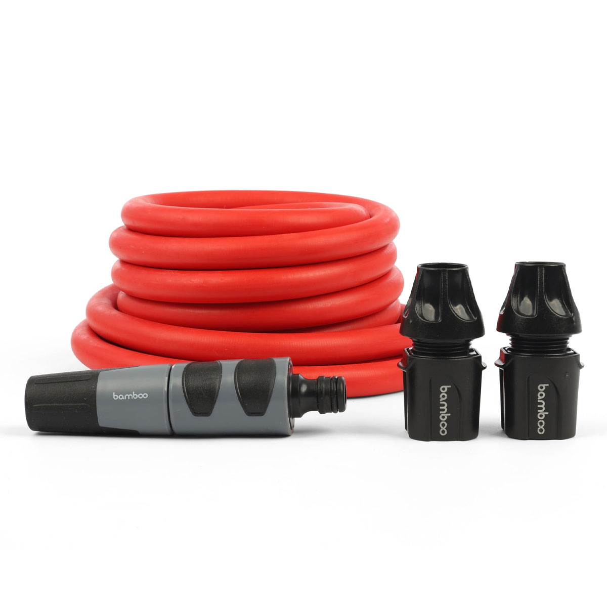 BAMBOO ROSSO ESTENSIBILE CON LANCIA E RACCORDI 10-30 MT - immagine 2