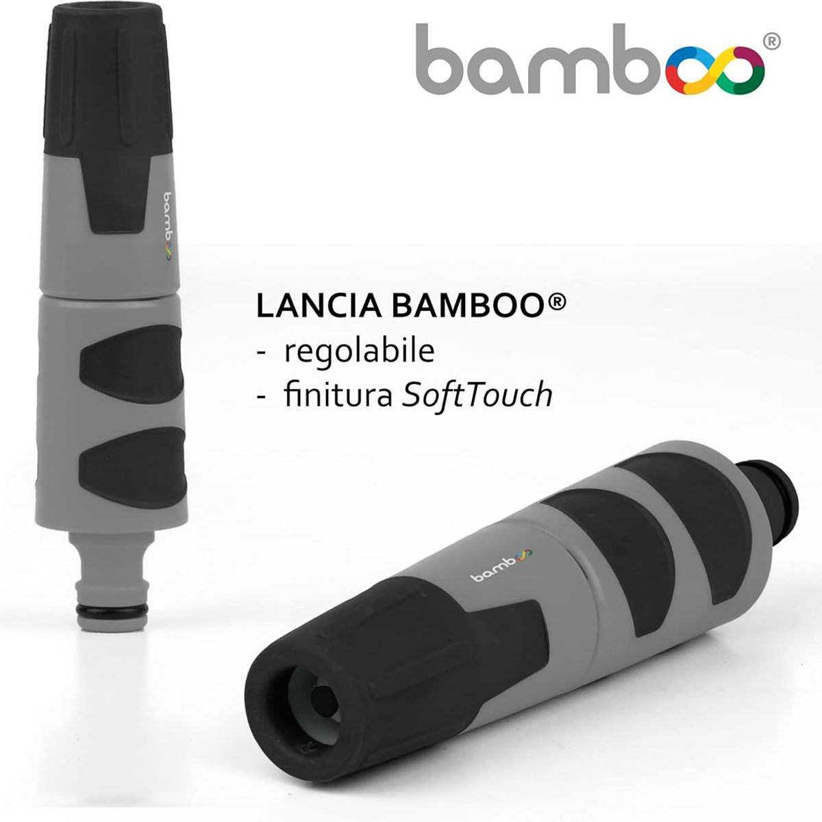 BAMBOO ROSSO ESTENSIBILE CON LANCIA E RACCORDI 10-30 MT - immagine 6