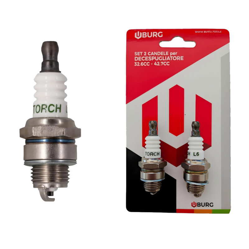 SET 2 CANDELE L6 PER DECESPUGLIATORI (BM6A)