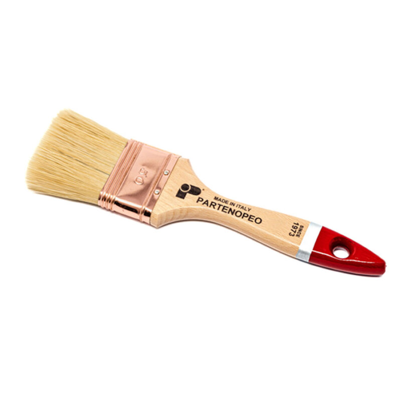 PENNELLO 60 MM MANICO IN LEGNO SPESSORE 15 MM SETOLA BIONDA