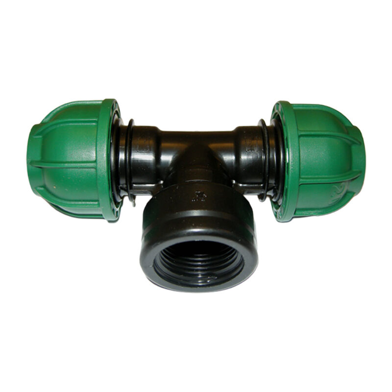 TEE A 90 CON FILETTO FEMMINA 63x2''x63 - PN 10