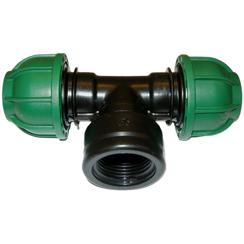 TEE A 90 CON FILETTO FEMMINA 110x4''x110 - PN 10