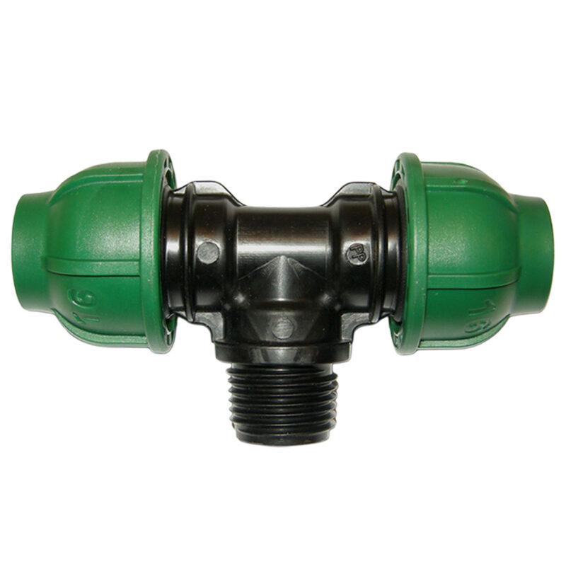 TEE A 90 CON FILETTO MASCHIO 75x2''1/2x75 - PN 10