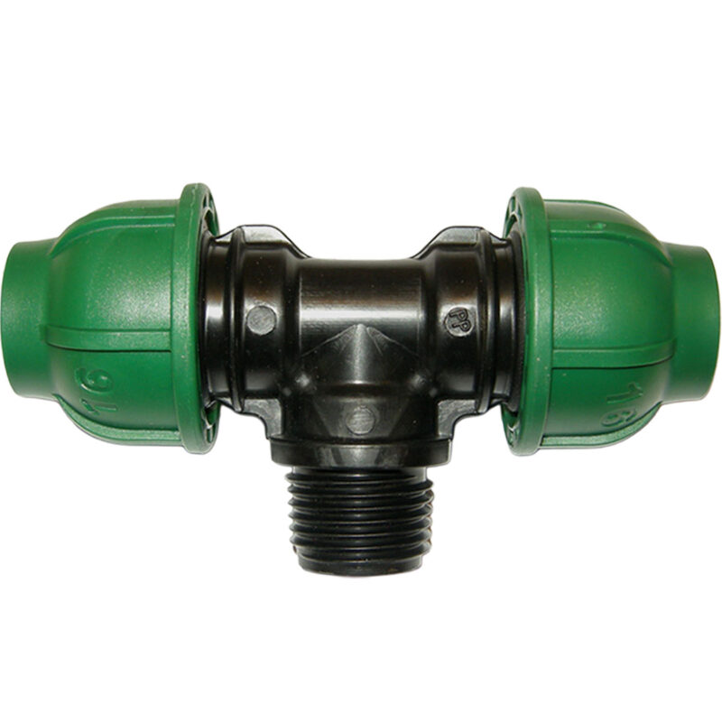 TEE A 90 CON FILETTO MASCHIO 110x4''x110 - PN 10