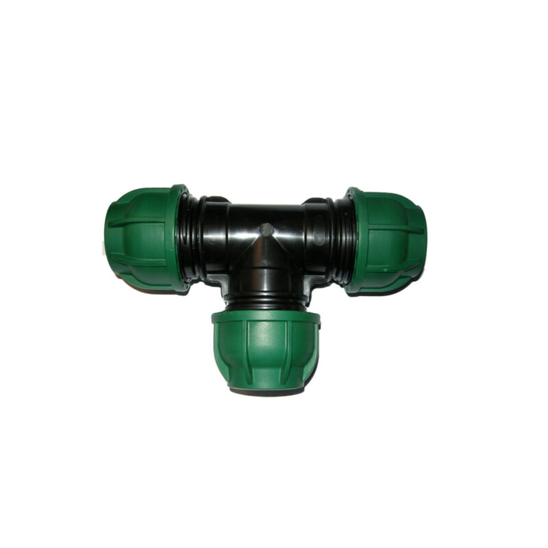 TEE A 90 A COMPRESSIONE 20x20x20 - PN 10