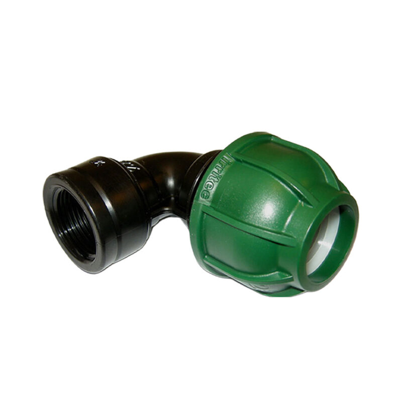 GOMITO A 90 CON DERIVAZIONE FEMMINA 63x1.1/2'' - PN 10