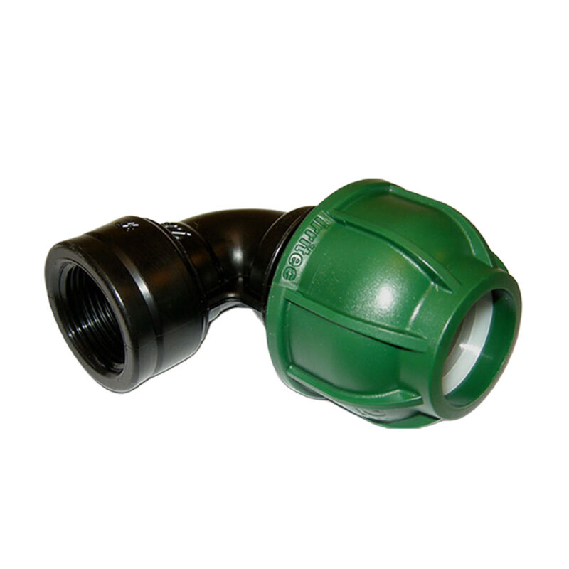 GOMITO A 90 CON DERIVAZIONE FEMMINA 75x3'' - PN 10