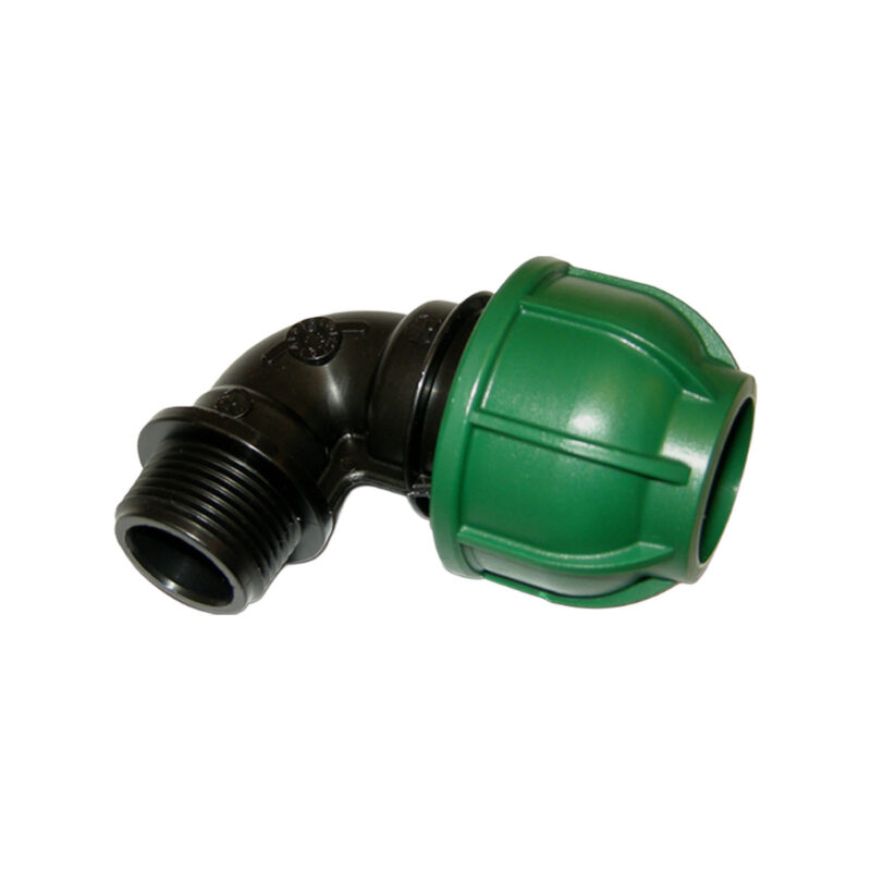 GOMITO A 90 CON DERIVAZIONE MASCHIO 40x1''1/2 - PN 10