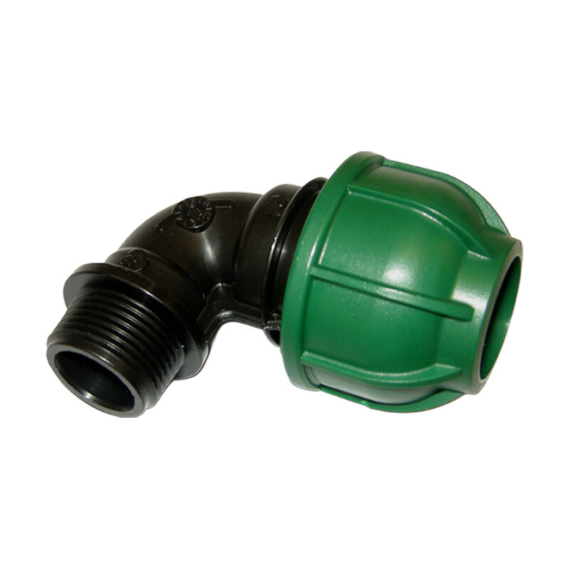 GOMITO A 90 CON DERIVAZIONE MASCHIO 63x2''1/2 - PN 10