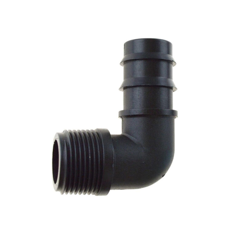 GOMITO A 90° FILETTO MASCHIO 20x1/2''