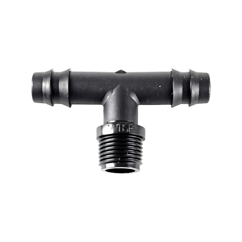 TEE A 90° CON FILETTO MASCHIO 16x3/4''x16