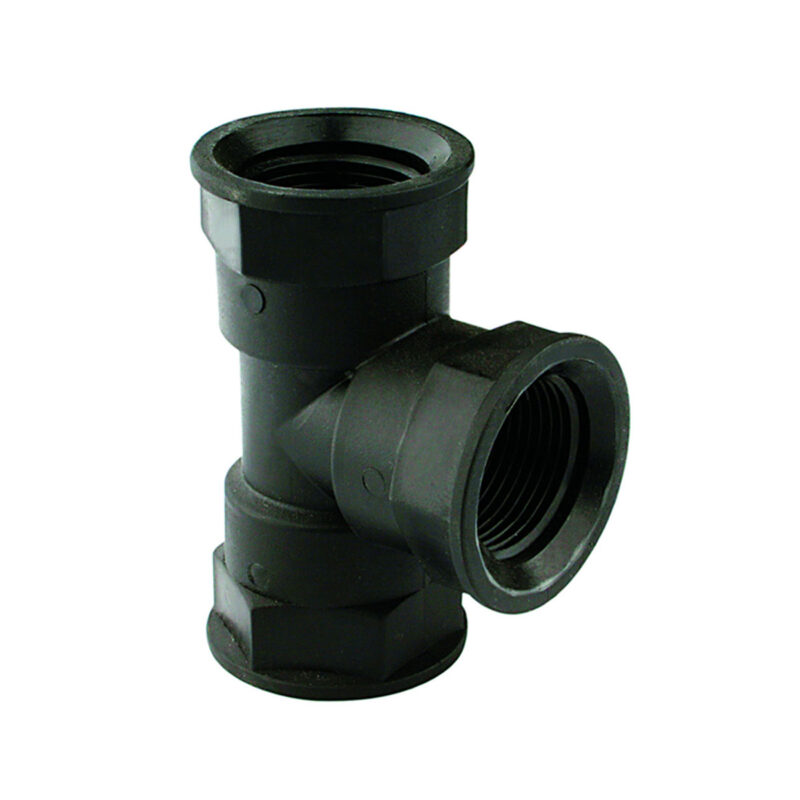 TEE A 90° CON FILETTO FEMMINA 2''x2''x2''