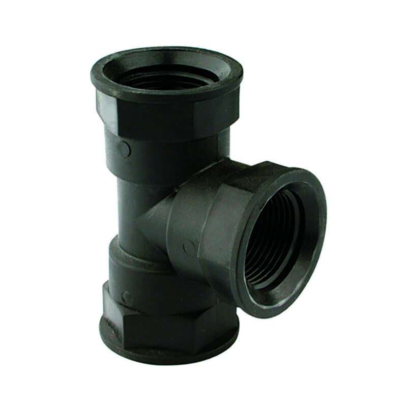 TEE A 90° CON FILETTO FEMMINA 2.1/2''x2.1/2''x2.1/2''