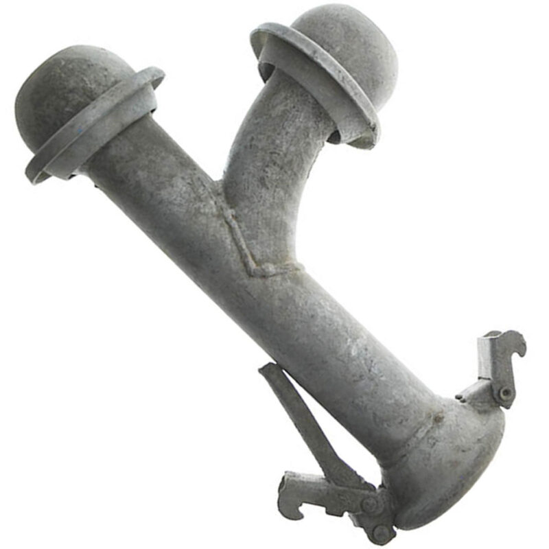 DEVIAZIONE LATERALE ZINCATA 100-100-100 MM