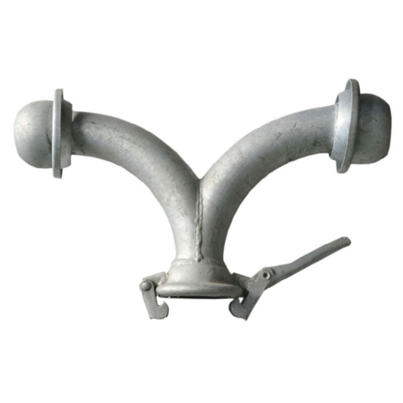 BIFORCAZIONE SFERICA A T ZINCATA 80