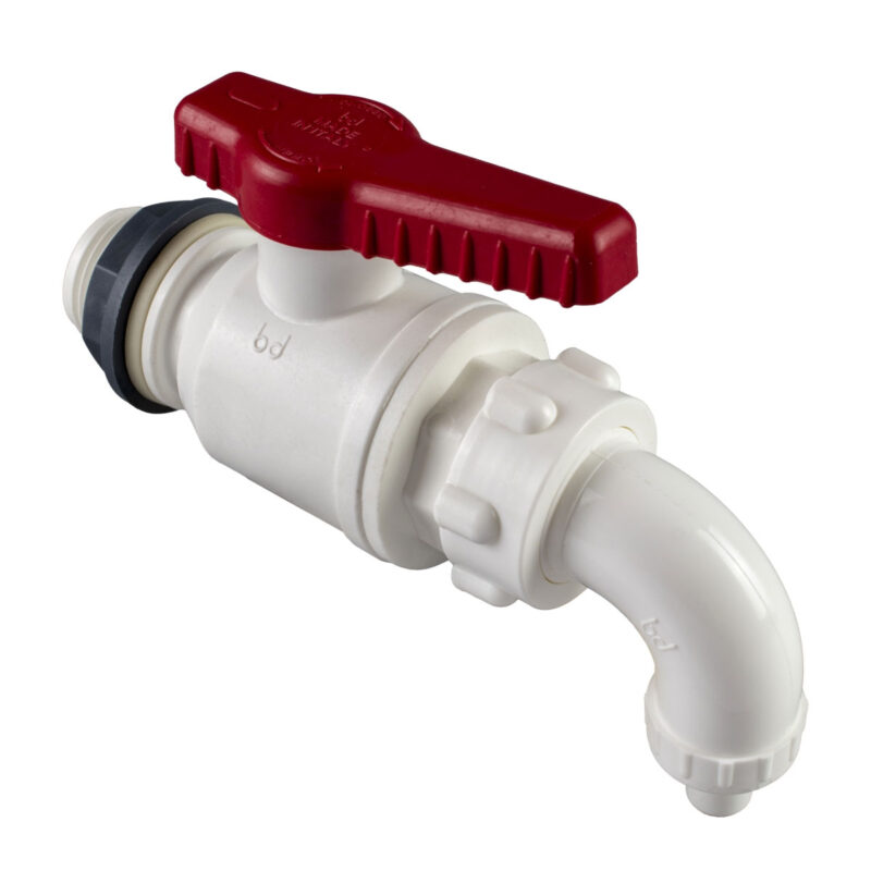 VALVOLA NYLON ENOLOGICO 1/2'' ALIMENTARE