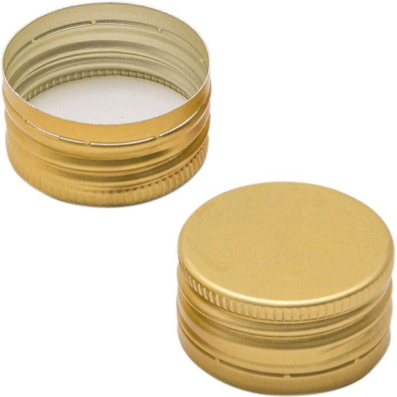 TAPPO METALLO A VITE PER MARASCA ORO 31,5 X 24 MM - PREFILETTATO