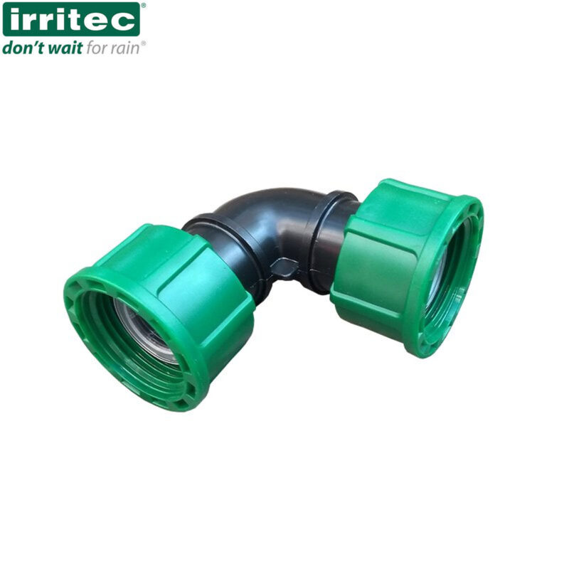 GOMITO 1'' FEMMINA/FEMMINA CON OR PER COLLETTORI