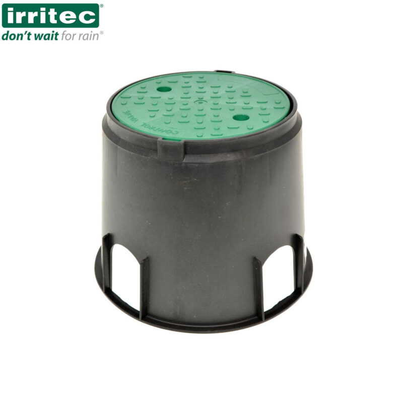 POZZETTO CIRCOLARE MEDIO DUE VALVOLE IRRITEC CON COPERCHIO