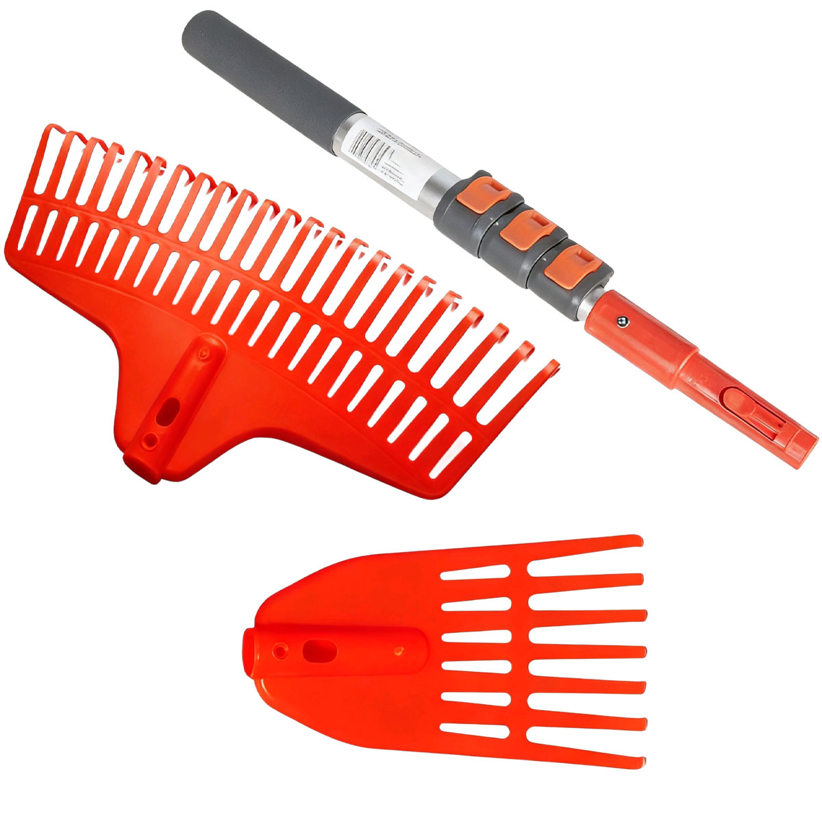 SET RASTRELLO GRANDE + RASTRELLO PICCOLO + ASTA TELESCOPICA BURG