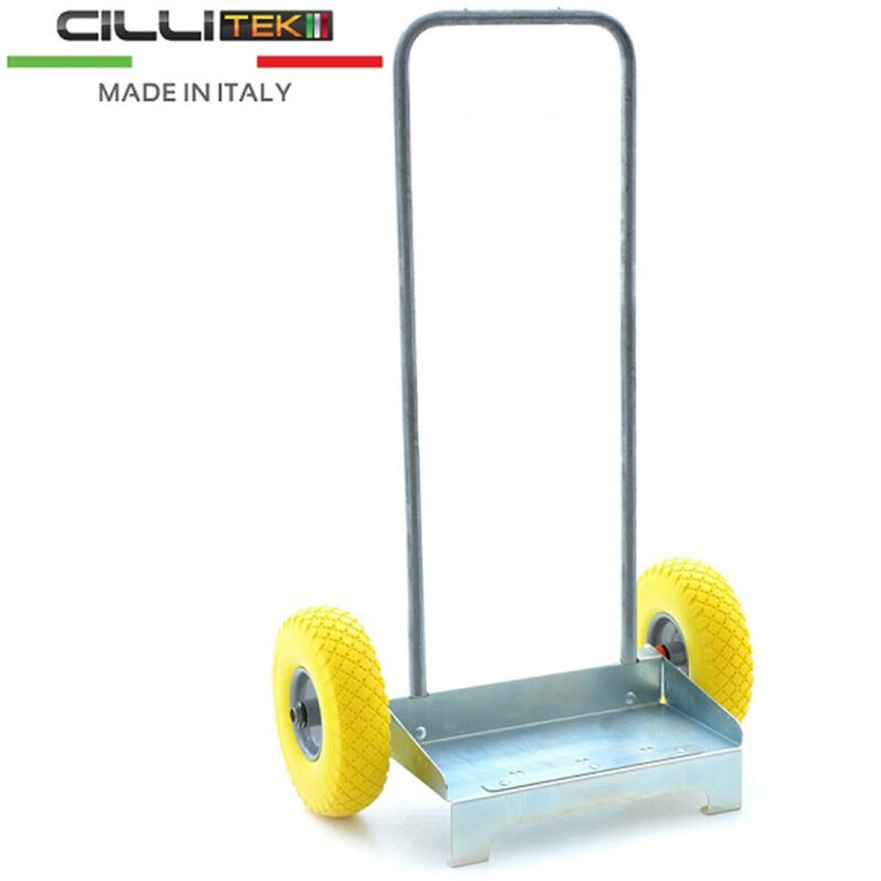 CARRELLO MULTIUSO UNIVERSALE ACCIAIO CON RUOTE ANTIFORO - CILLITEK
