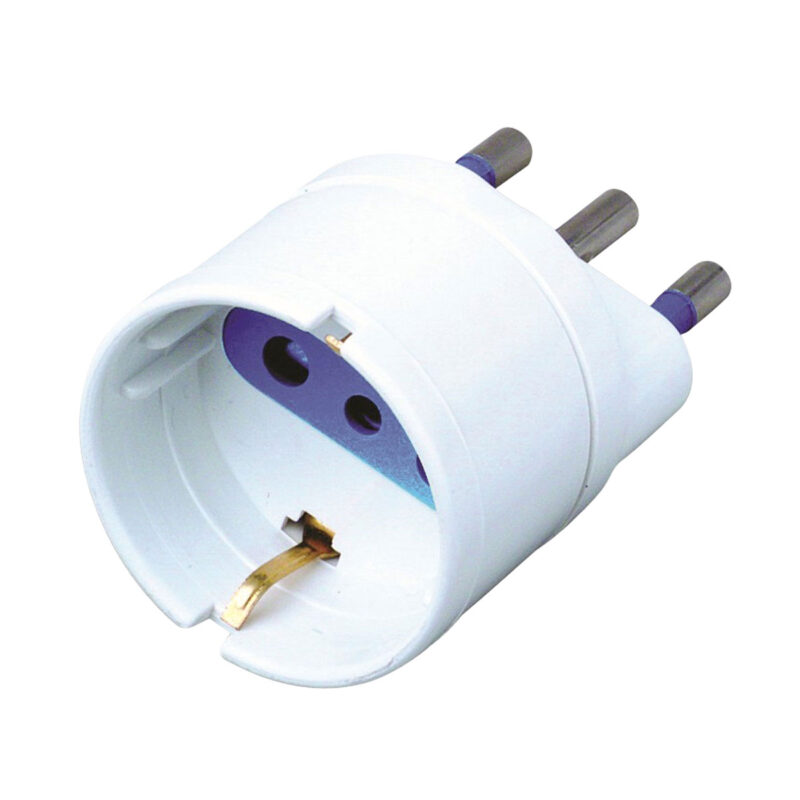 ADATTATORE SCHUKO 16A BIANCO