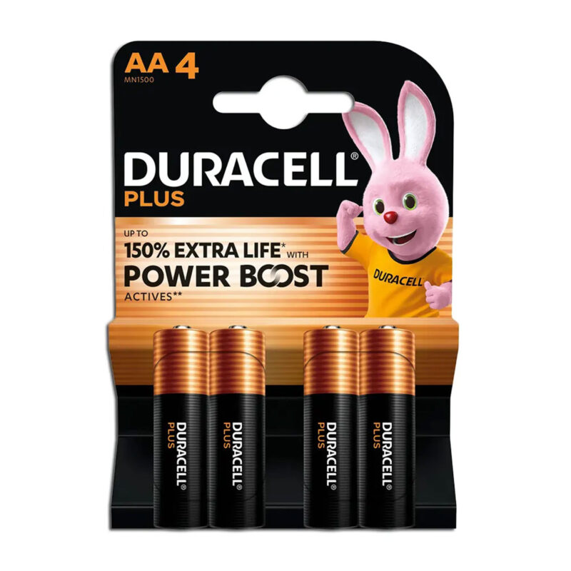 DURACELL PLUS POWERBOOST STILO AA - BL 4 PZ