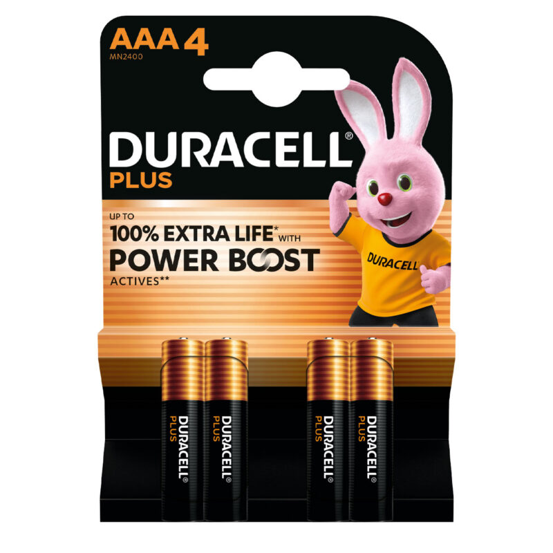 DURACELL PLUS POWERBOOST MINISTILO AAA - BL 4 PZ